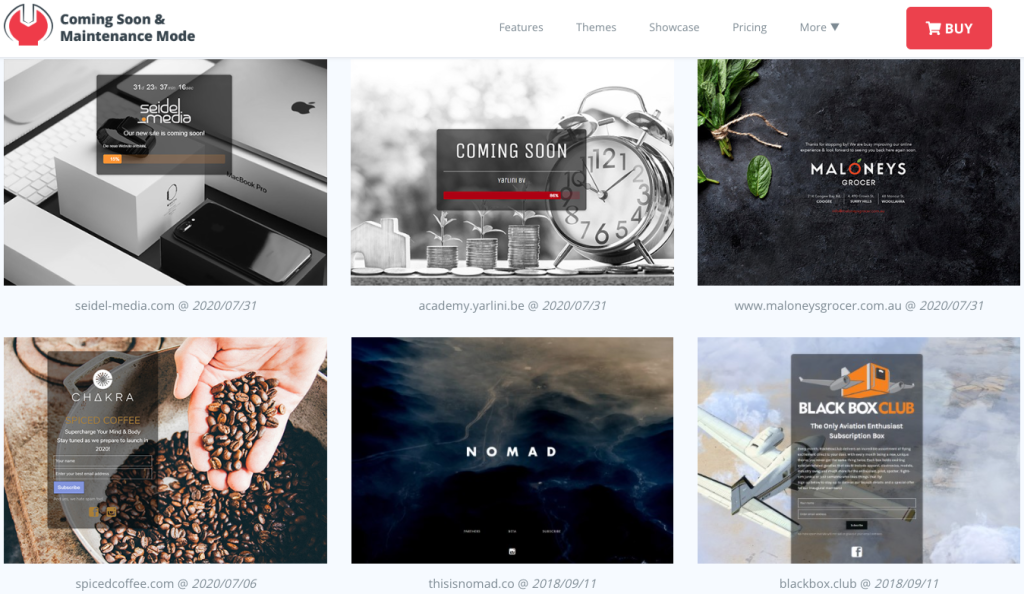 Minimal Coming Soon Pro - $79 2 Minimal Coming Soon