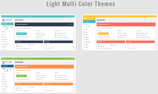 Ultra admin wp light color themes