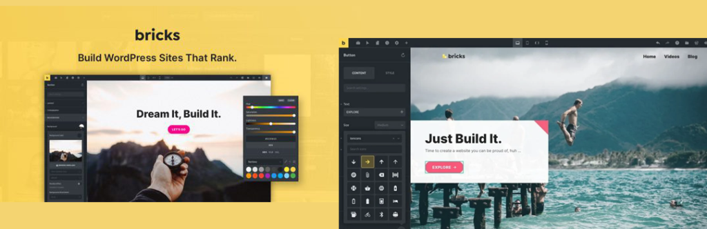 Bricks Visual website builder