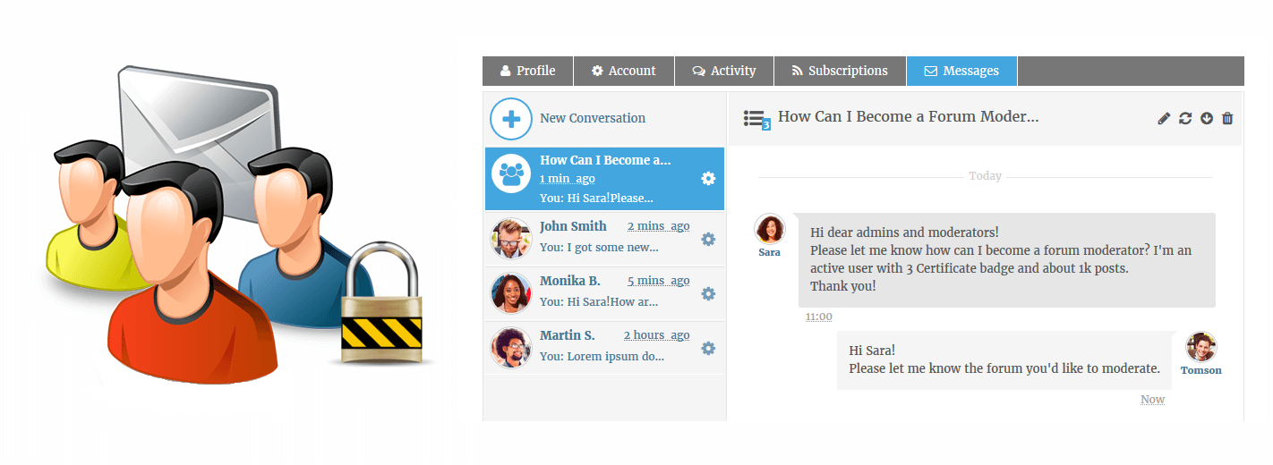 wpForo Private Messages 1 wpForo Private Messages