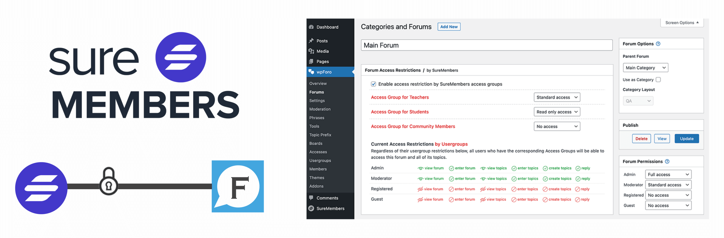 wpForo SureMembers Integration 5 wpForo SureMembers Integration
