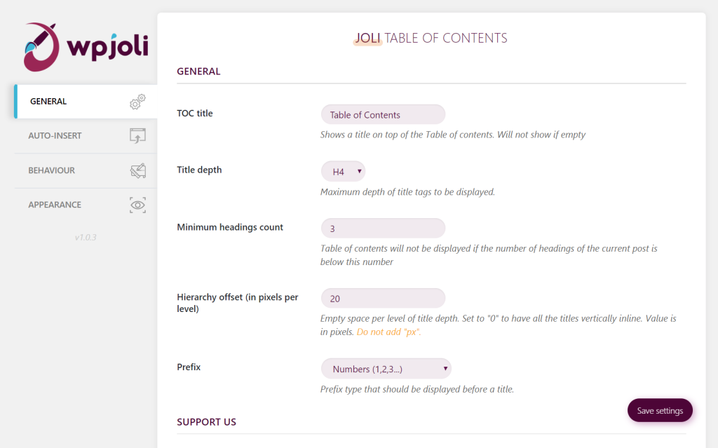 How To Use Joli Table of Contents? 3 screenshot1